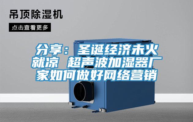 分享：聖誕經濟未火就涼 超聲波加濕器廠家如何做好網絡營銷