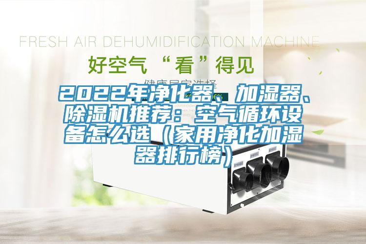 2022年淨化器、加濕器、杏仁视频APP成人官方污推薦：空氣循環設備怎麽選（家用淨化加濕器排行榜）