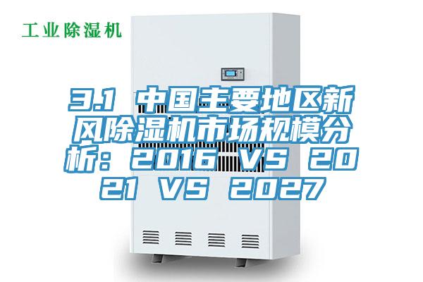 3.1 中國主要地區新風杏仁视频APP成人官方污市場規模分析：2016 VS 2021 VS 2027