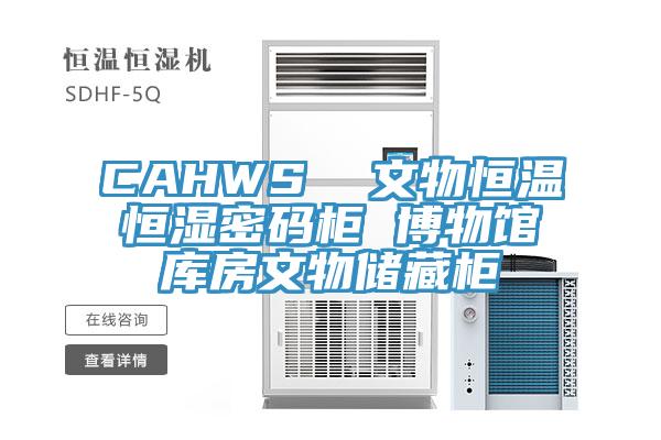 CAHWS  文物恒溫恒濕密碼櫃 博物館庫房文物儲藏櫃