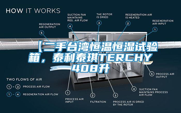 【二手台灣恒溫恒濕試驗箱，泰利泰琪TERCHY408升