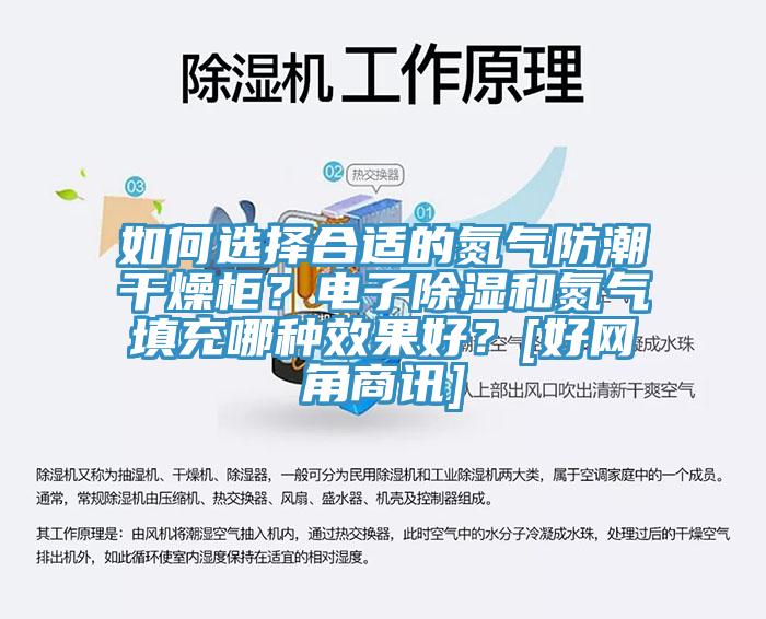 如何選擇合適的氮氣防潮幹燥櫃？電子除濕和氮氣填充哪種效果好？[好網角商訊]